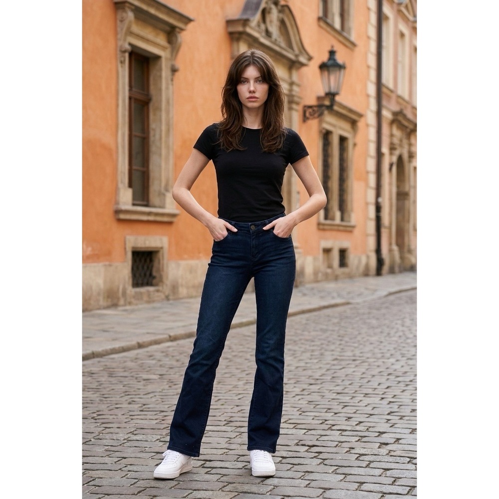1822 Denim Better Butter High Rise Slim Boot Jeans Indigo Blue 14/32 NWT